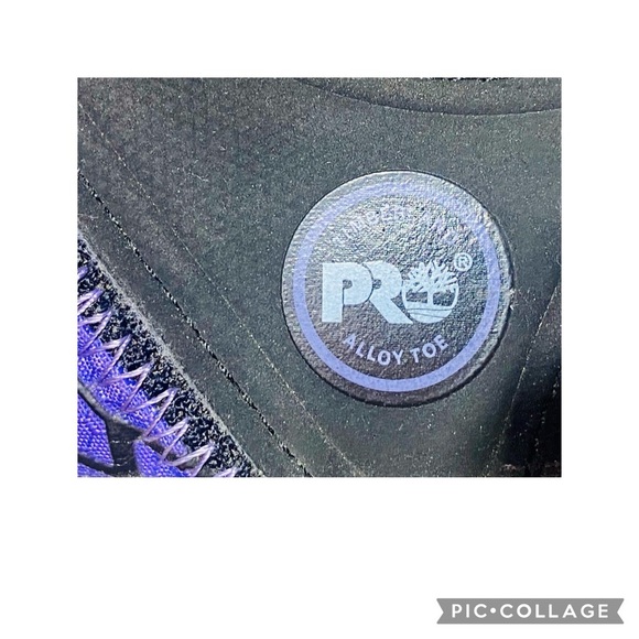 Timberland Pro Powertrain Sport Alloy Toe Work Shoes In Purple,Size 8W - Picture 10 of 10